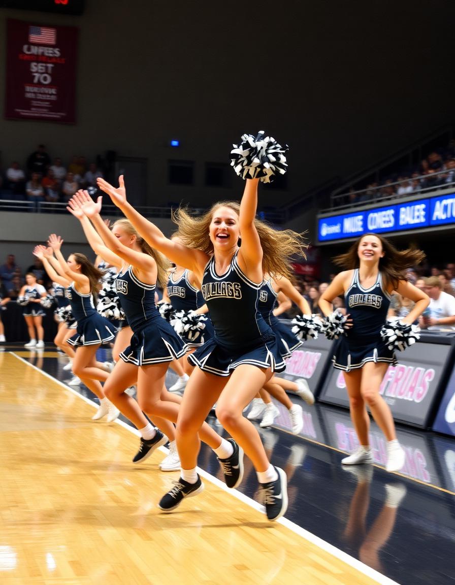 Tumbling pass on the court